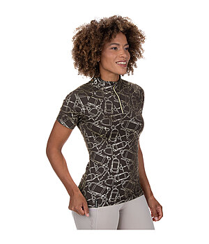 Felix B�hler T-shirt technique zipp�  Amber - 653846-M-ES