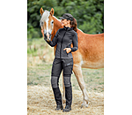 Veste bi-mati�re en polaire nid d'abeille