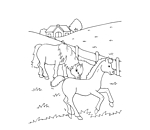 Mon grand livre de coloriage - Chevaux