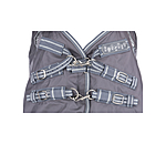  Functional and particularly versatile, tear-resistant turnout rug with a classic neckline (regular neck) made of 1,680 denier