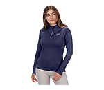 T-shirt technique zipp� � manches longues  Lea