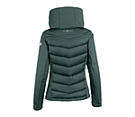 Veste d'quitation  capuche bi-matire avec Softshell  Claire