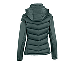 Veste d'quitation  capuche bi-matire avec Softshell  Claire