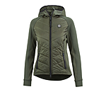 Veste stretch bi-matire  capuche  Lene