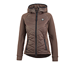 Veste stretch bi-matire  capuche  Lene