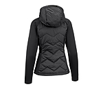 Veste bi-matire  capuche  Megan