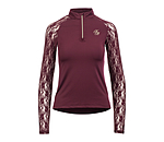 T-shirt technique zipp  manches longues  Sanne