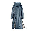 Manteau de pluie long � capuche doubl� en fourrure Teddy  Paris