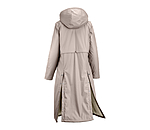 Manteau de pluie long  capuche doubl en fourrure Teddy  Paris