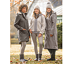 Manteau de pluie long � capuche doubl� en fourrure Teddy  Paris