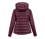 Veste bi-mati�re � capuche  Jolien