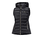 Gilet bi-mati�re � capuche  Josy
