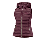 Gilet bi-mati�re � capuche  Josy
