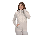 Veste bi-mati�re � capuche  Lina