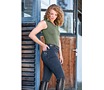 Pantalon d'quitation en jean  fond intgral Grip  Estelle