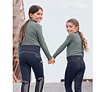 Legging d'�quitation � fond int�gral grip enfant  Elija X