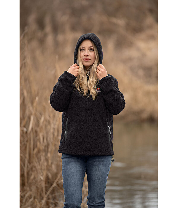 Sweat � capuche en sherpa  Cassy
