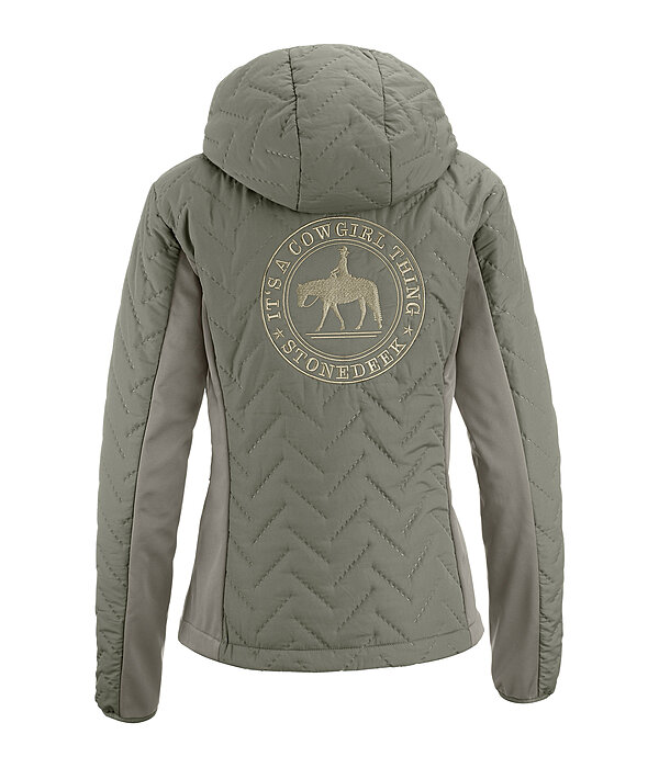 Veste matelasse bi-matire  Eve