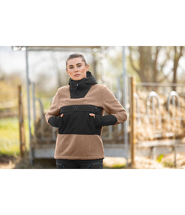 Sweat � capuche en polaire sherpa