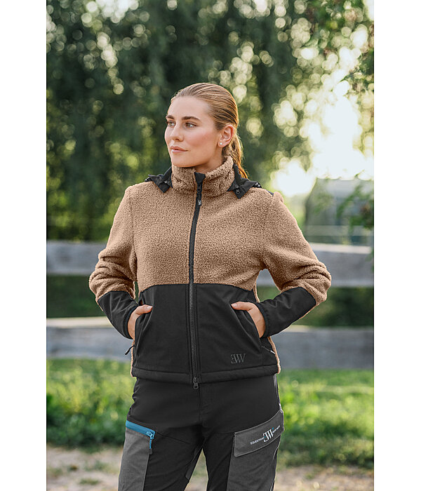 Sweat � capuche en polaire sherpa avec capuche amovible
