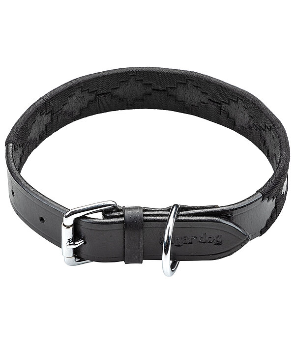 Set collier et laisse en cuir pour chiens  Polo Sports