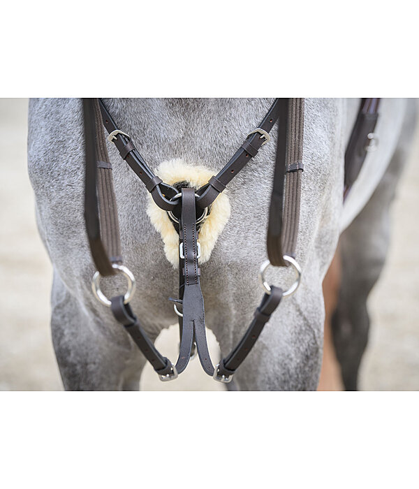 Collier de chasse lastique avec fourrure d'agneau  Quick Fit
