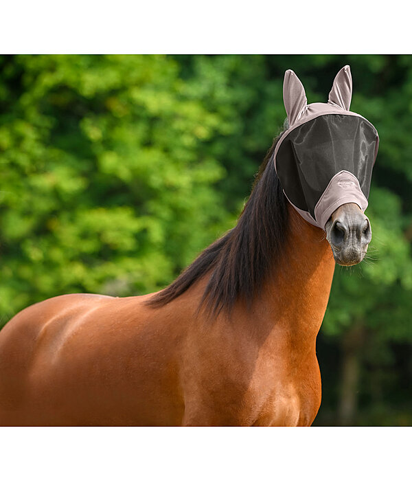 Masque anti-mouches avec fermeture  glissire  Stretch Comfort Pro, sans protge-naseaux