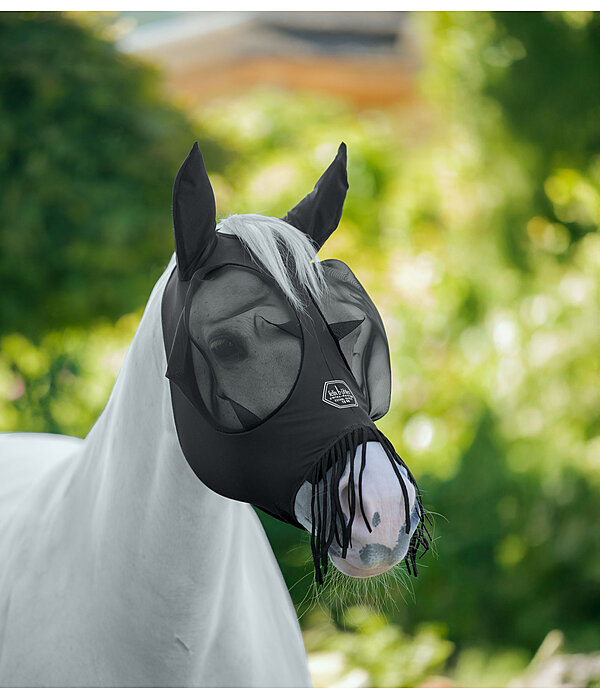 Masque anti-mouches avec fermeture à glissière et protège-naseaux  Stretch Comfort