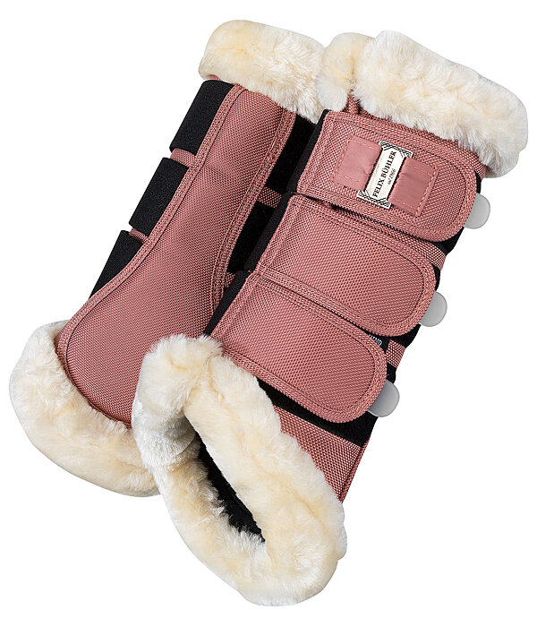 Gu�tres de dressage en polaire Teddy  Essential, pour post�rieurs