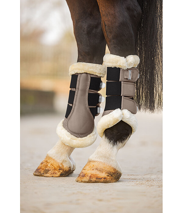 Gu�tres de dressage en polaire Teddy  Essential, pour post�rieurs