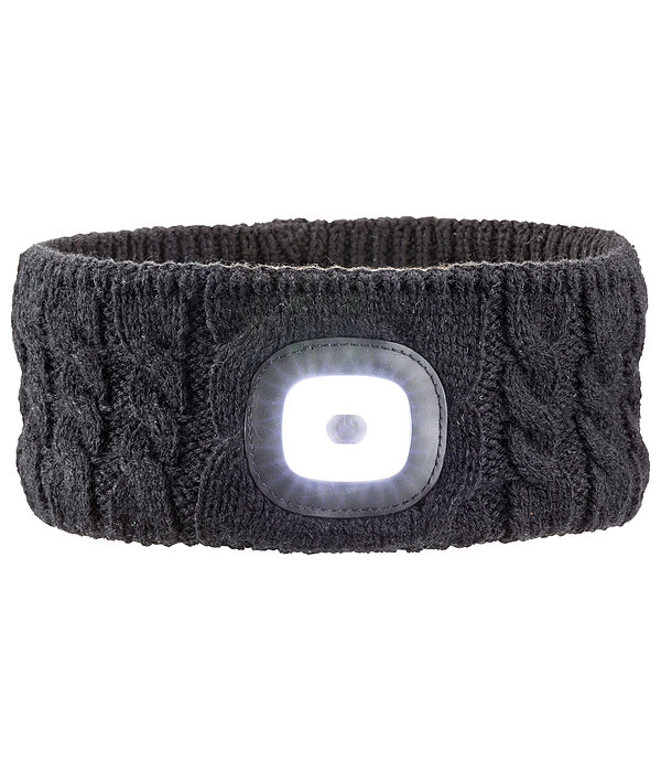 Bandeau en  maille torsad�e LED