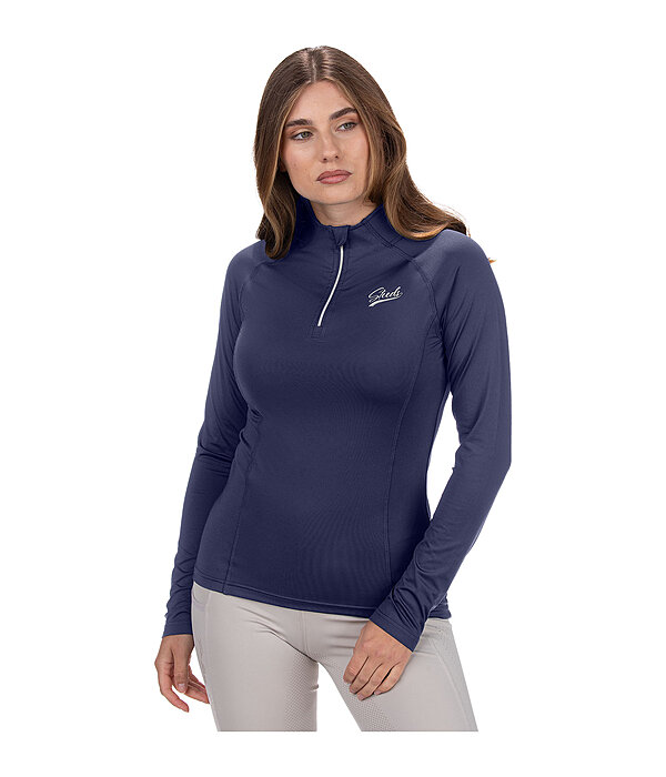 T-shirt technique zipp� � manches longues  Lea