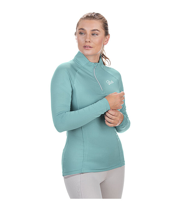 T-shirt technique zipp  manches longues  Lea