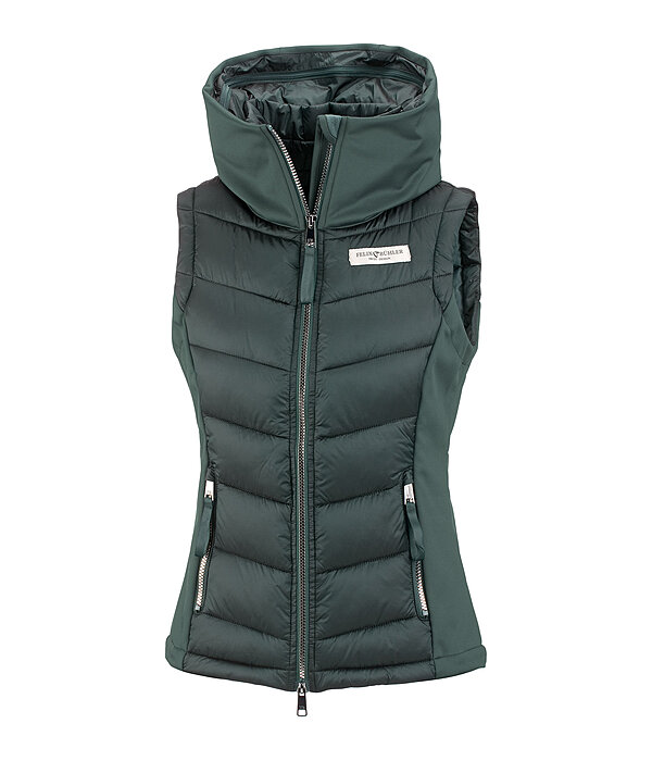 Gilet d'quitation bi-matire softshell  capuche  Katlyn