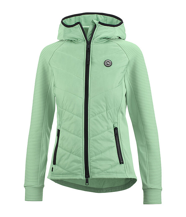 Veste stretch bi-matire  capuche  Lene