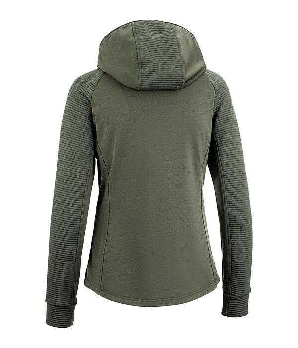 Veste stretch bi-matire  capuche  Lene