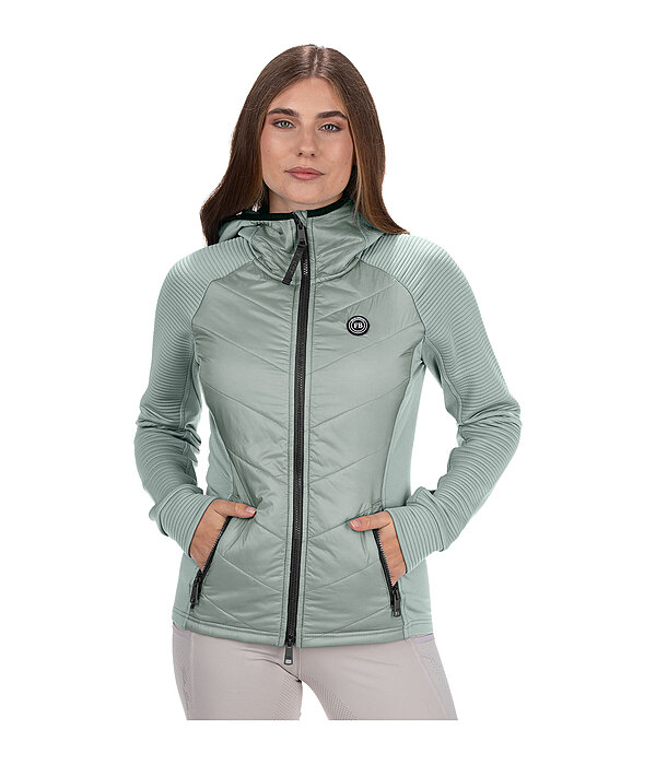 Veste stretch bi-mati�re � capuche  Lene