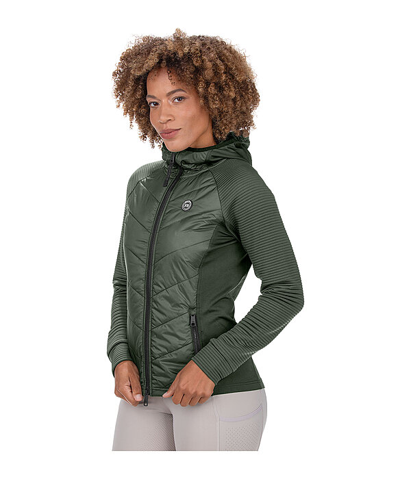 Veste stretch bi-mati�re � capuche  Lene
