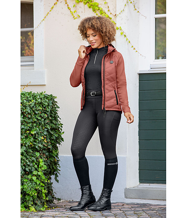 Veste stretch bi-mati�re � capuche  Lene