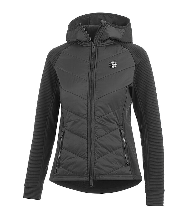 Veste stretch bi-matire  capuche  Lene