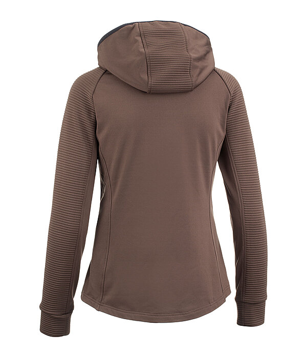 Veste stretch bi-matire  capuche  Lene