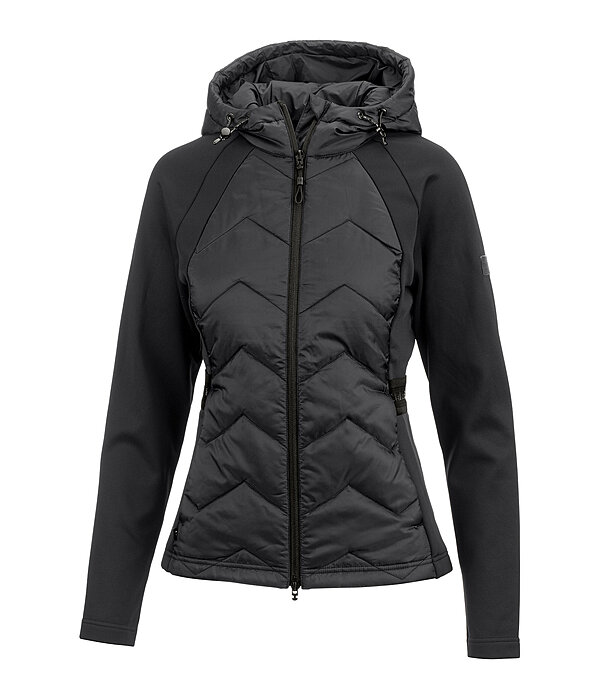 Veste bi-matire  capuche  Megan