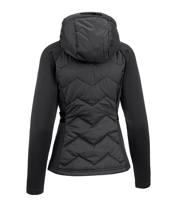 Veste bi-matire  capuche  Megan