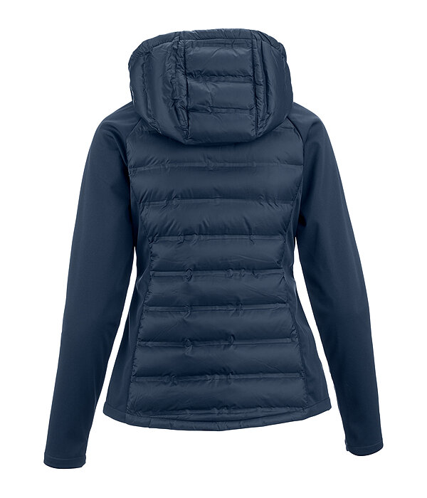 Veste bi-matire  capuche  Jolie