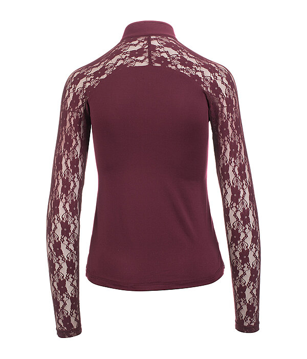 T-shirt technique zipp  manches longues  Sanne