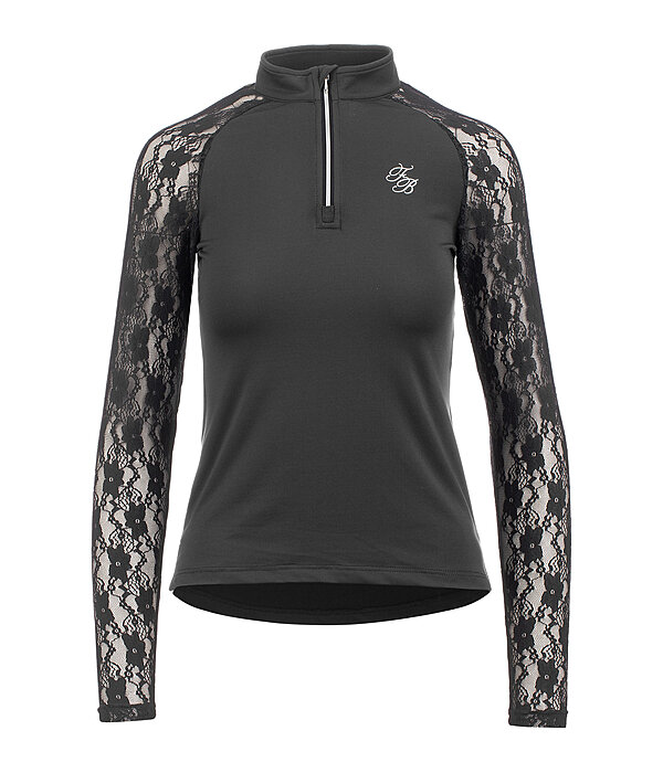 T-shirt technique zipp  manches longues  Sanne