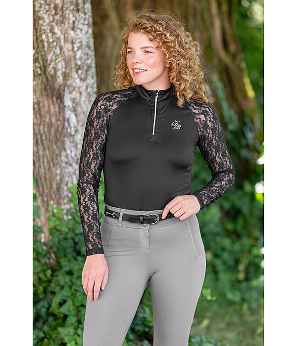 T-shirt technique zipp  manches longues  Sanne