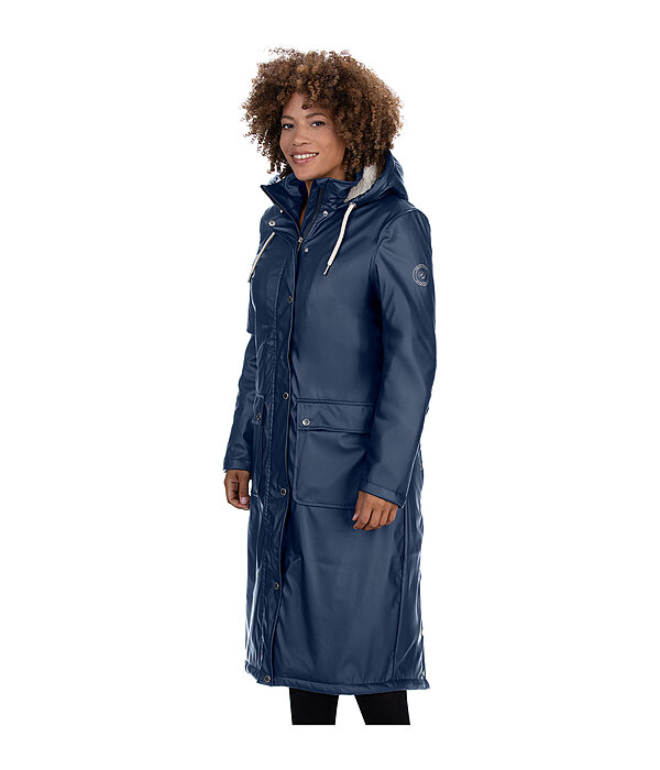Manteau de pluie long  capuche doubl en fourrure Teddy  Paris