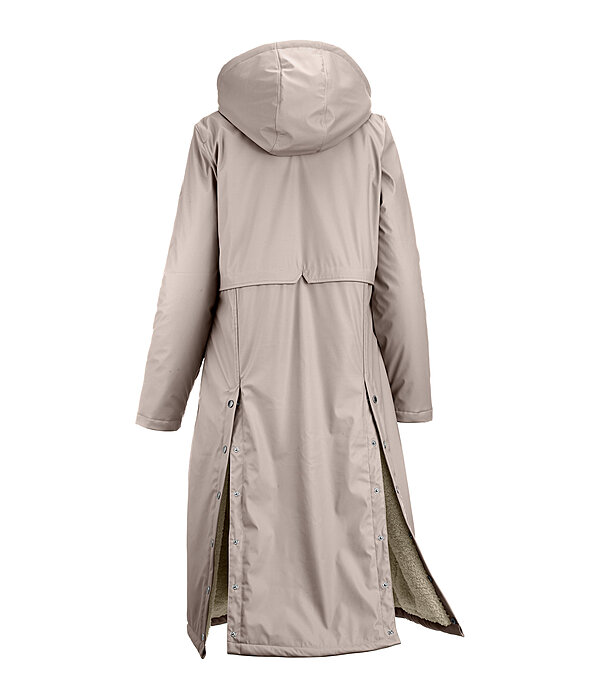 Manteau de pluie long  capuche doubl en fourrure Teddy  Paris