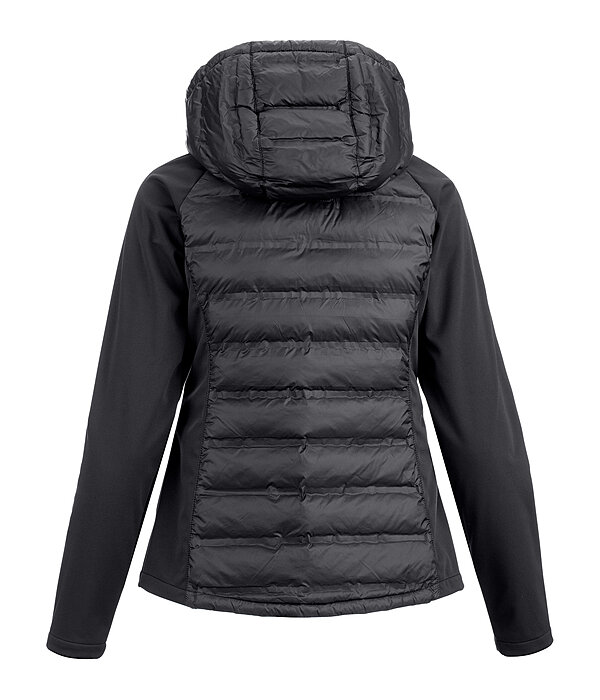 Veste bi-mati�re � capuche  Jolien